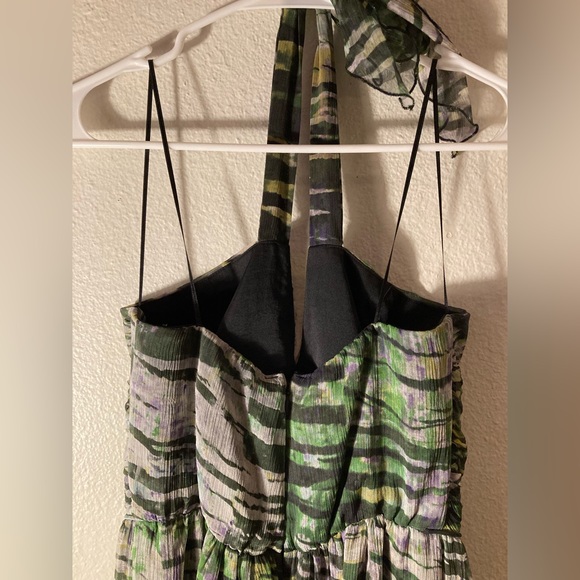 matti m Green and Multicolor Long Dress Size Small - Picture 6 of 11
